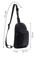 Erkek Siyah Deri Çapraz Çanta | Derimod