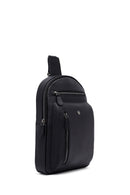 Erkek Siyah Deri Çapraz Çanta | Derimod
