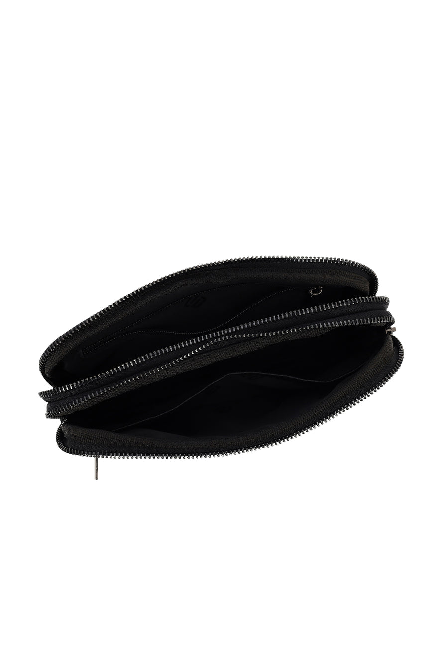 Men's Black Leather Handbag