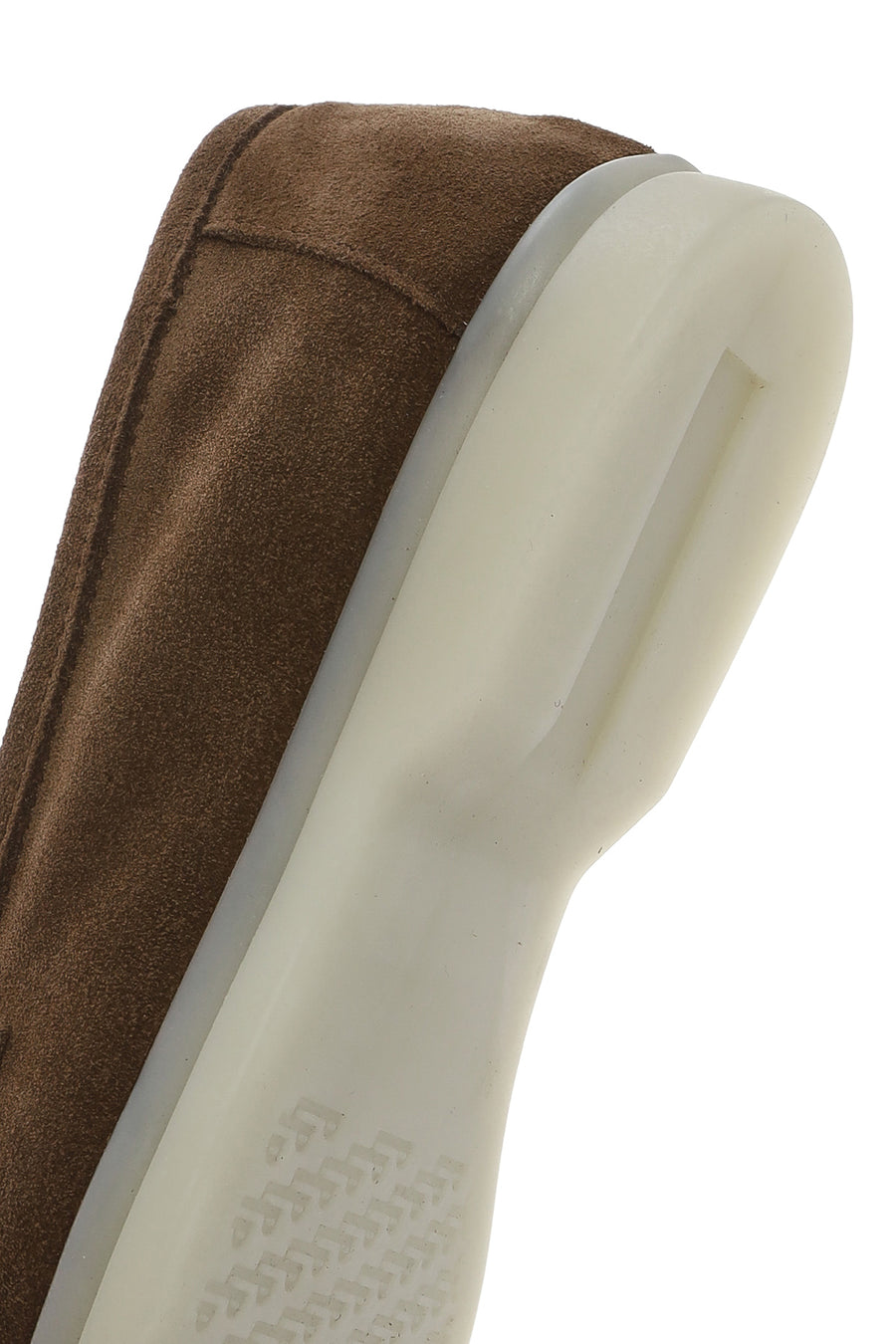 Women's Tan Accessorized Suede Leather Loafer