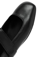 Women's Black Classic Leather Ballerinas | Derimod