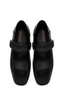 Women's Black Classic Leather Ballerinas | Derimod