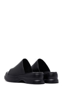 
Women's Black Thick Sole Leather Slippers
 | Derimod