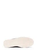 Women's Black Buckle Detail Comfort Loafer | Derimod