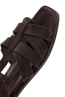 
Women's Brown Ankle Strap Suede Leather Sandal
 | Derimod