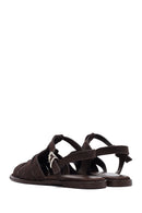 
Women's Brown Ankle Strap Suede Leather Sandal
 | Derimod