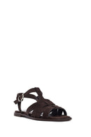 
Women's Brown Ankle Strap Suede Leather Sandal
 | Derimod
