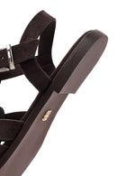 
Women's Brown Ankle Strap Suede Leather Sandal
 | Derimod