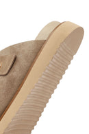 Kadın Vizon Süet Deri Terlik | Derimod