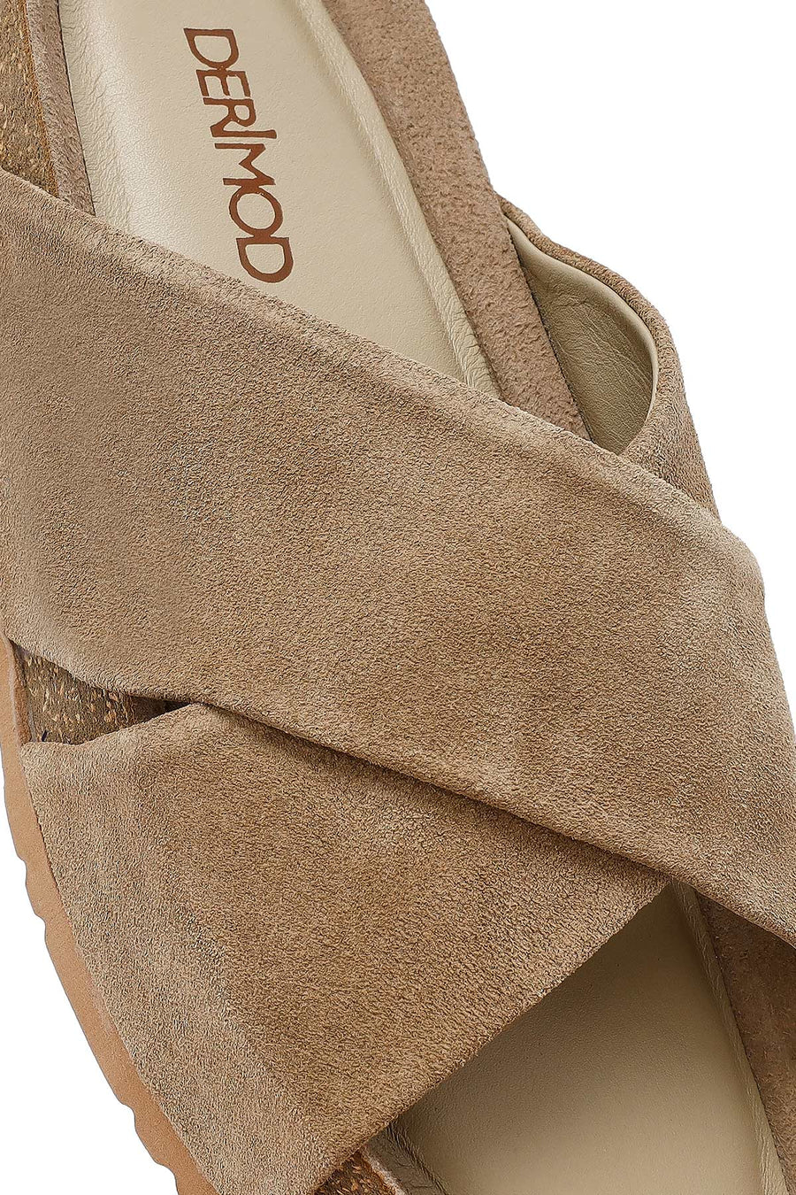 Women's Mink Thick Soled Suede Leather Slippers