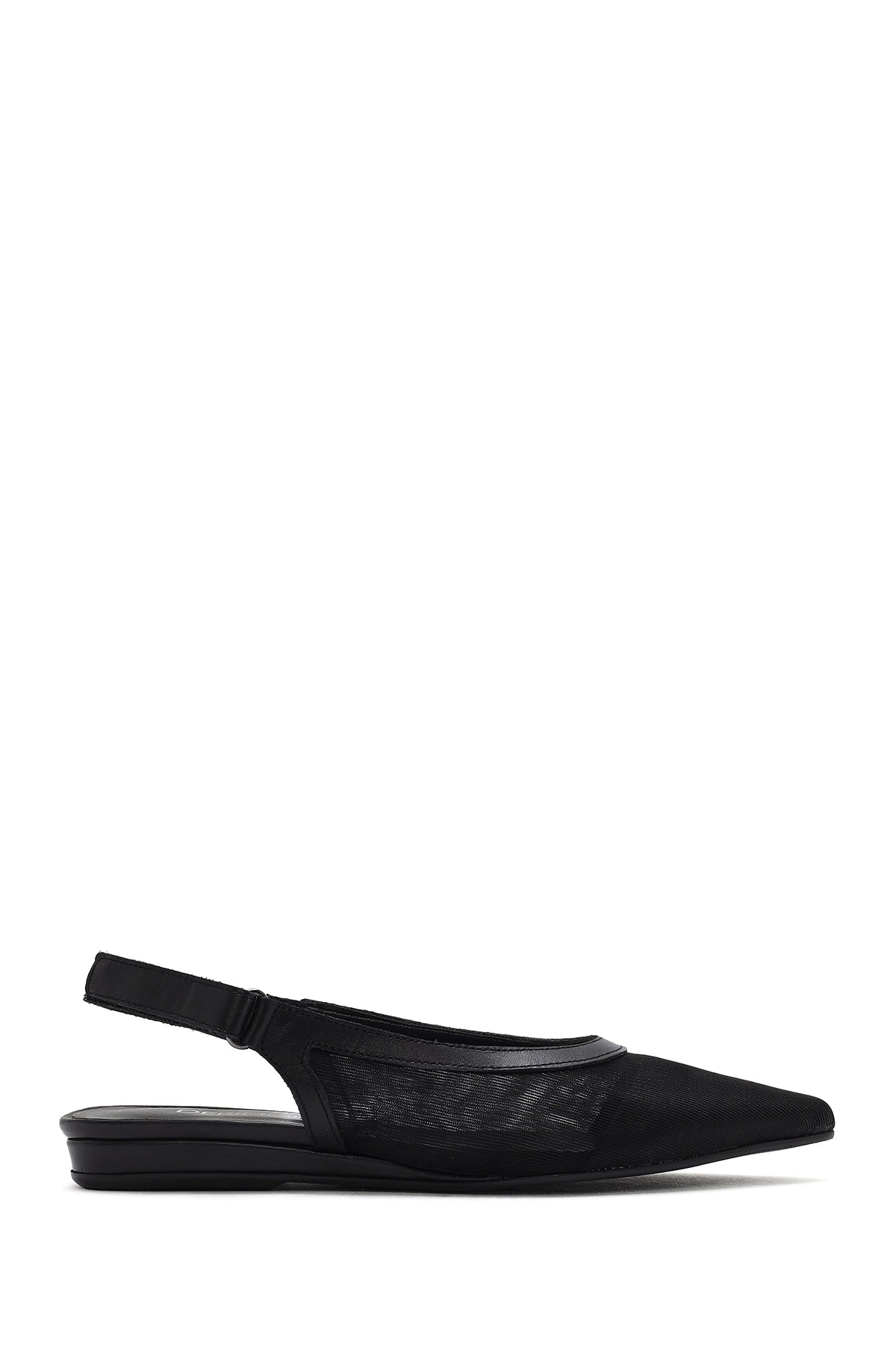 Women's Black Open Back Ballerinas 25SFD18126F | Derimod