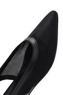Women's Black Open Back Ballerinas | Derimod