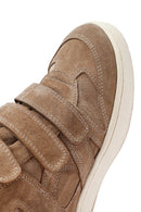 Kadın Bej Dolgu Topuklu Süet Deri Spor Bot | Derimod