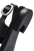 
Women's Black Buckled Leather Sandal
 | Derimod