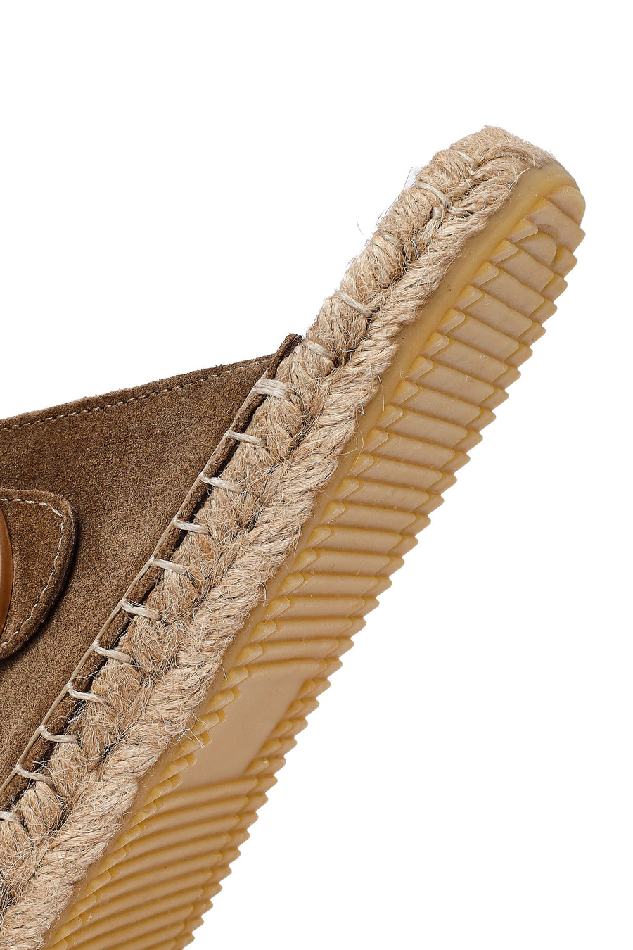 
Women's Mink Buckle Suede Leather Espadrille Slippers
