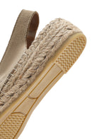 Women's Beige Suede Espadrille Sandals | Derimod