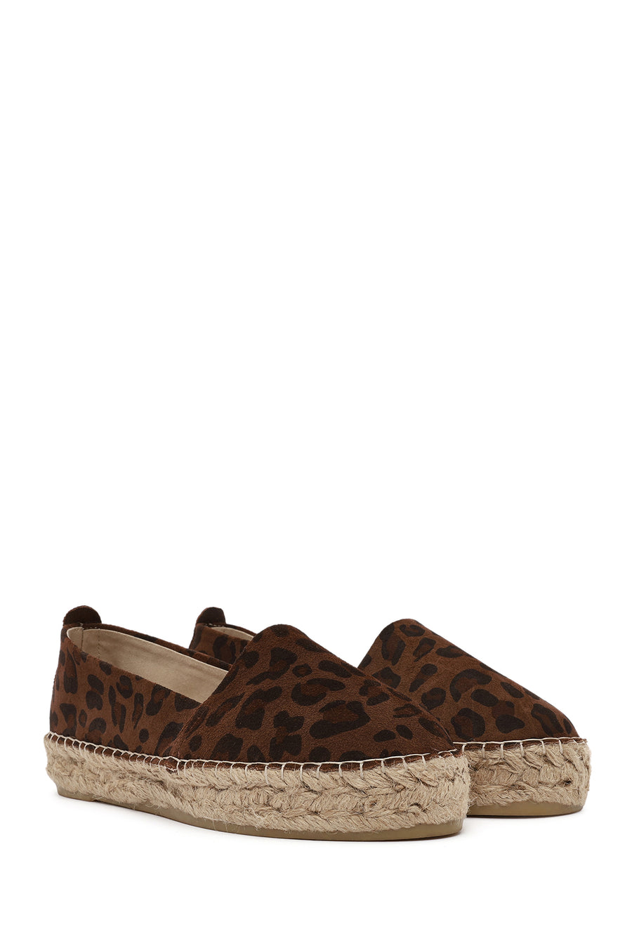 Woman Leopard Suede Espadrilles