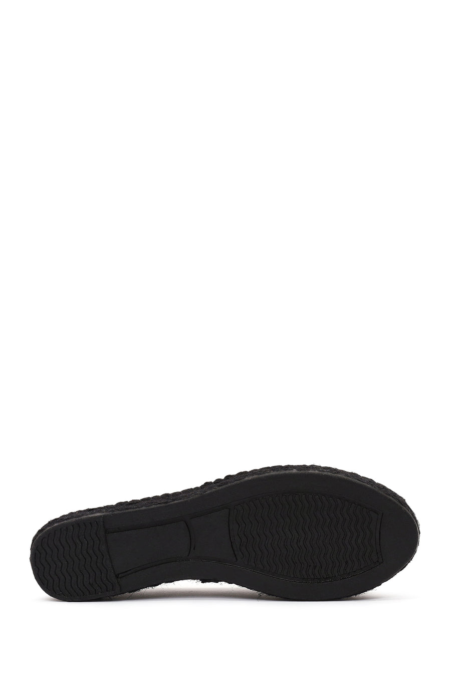 Women's Black Patterned Espadrilles