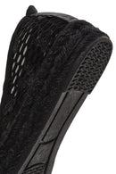 Women's Black Patterned Espadrilles | Derimod