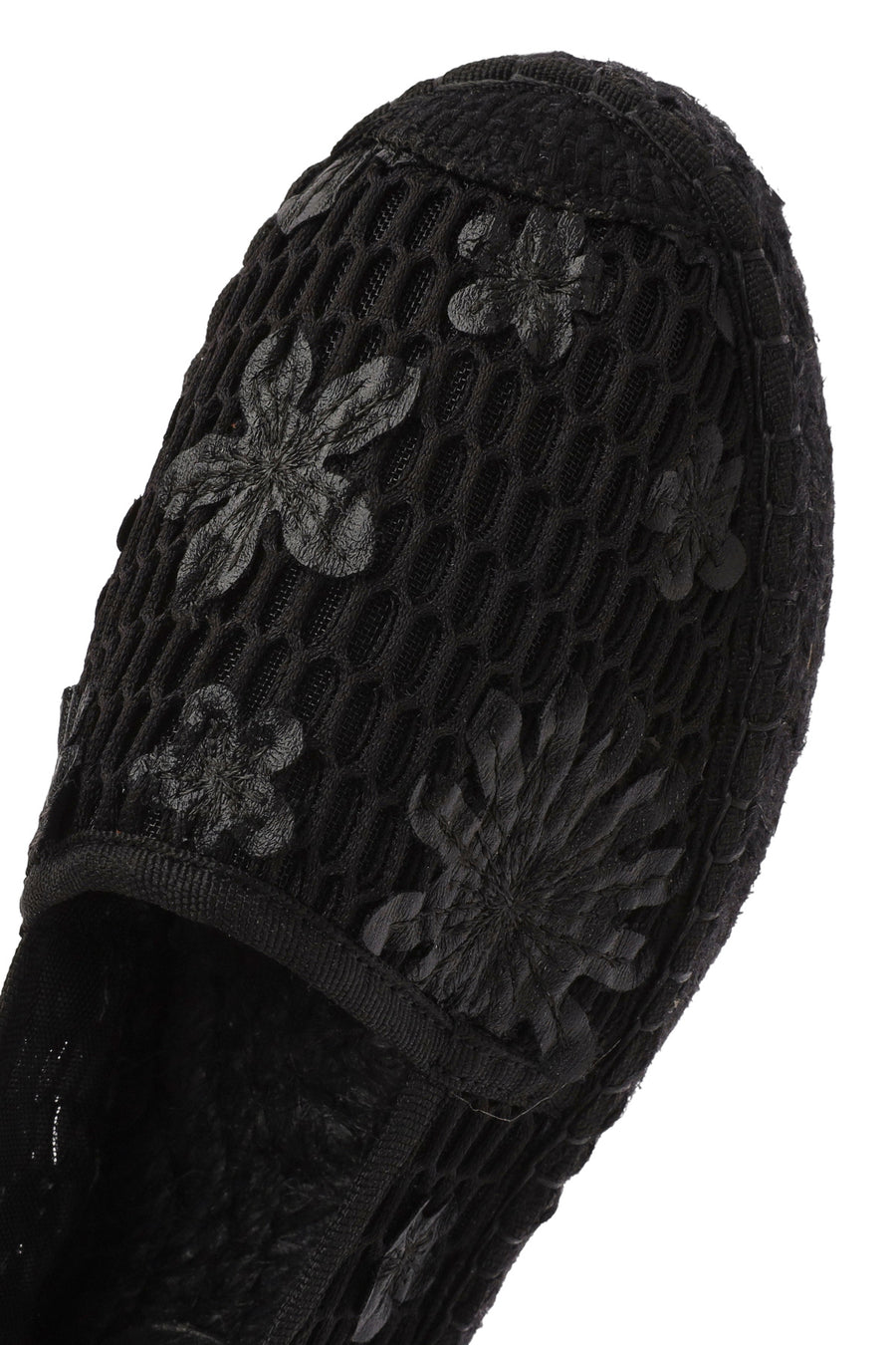 Women's Black Patterned Espadrilles