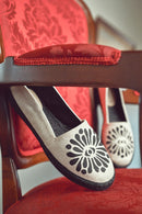 Kastamonu Taş Baskı Kadın Siyah Desenli Espadril | Derimod