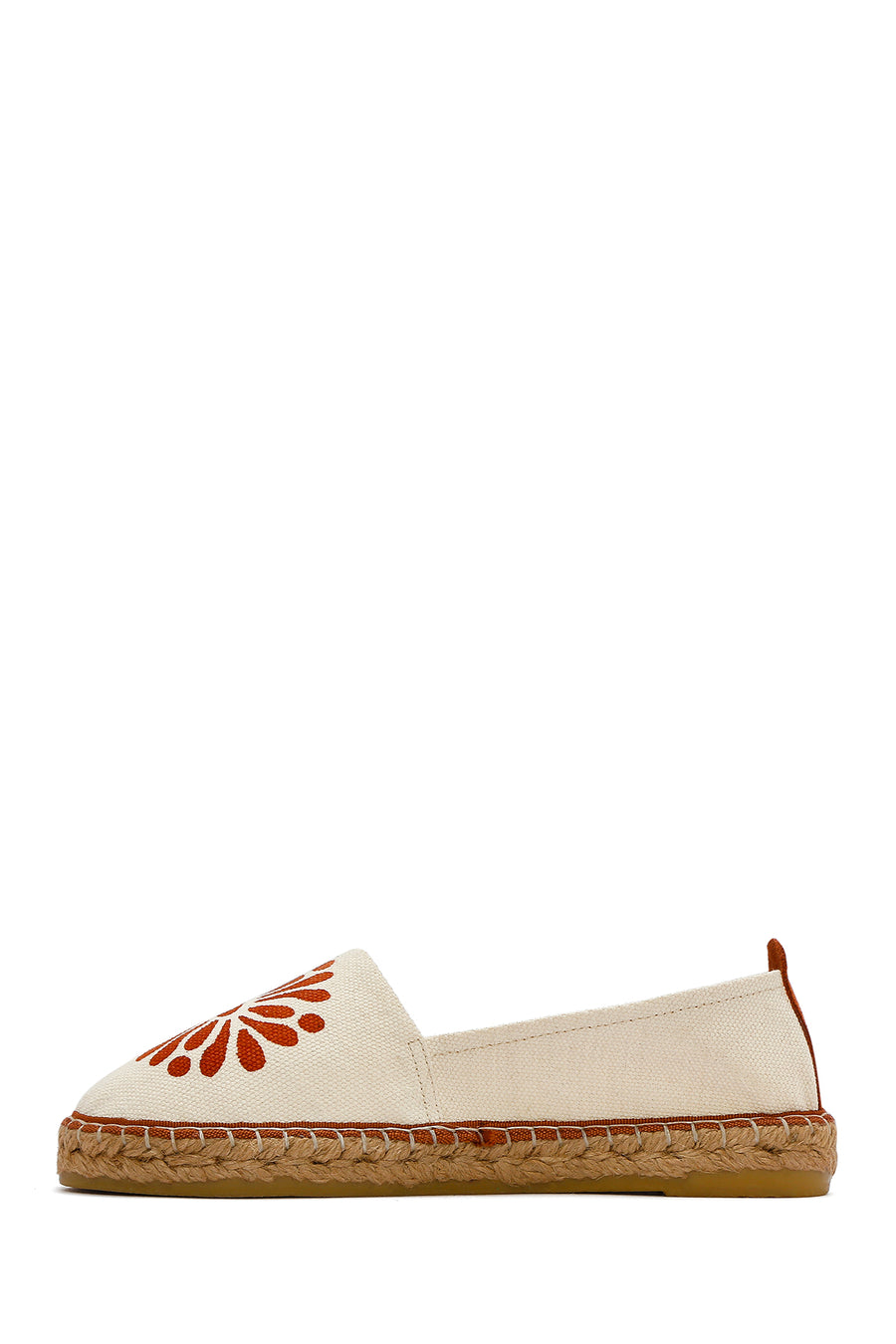 Kastamonu Taş Baskı Kadın Taba Desenli Espadril
