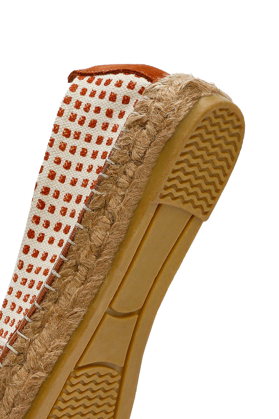 Kastamonu Stone Print Woman Tan Patterned Espadrilles