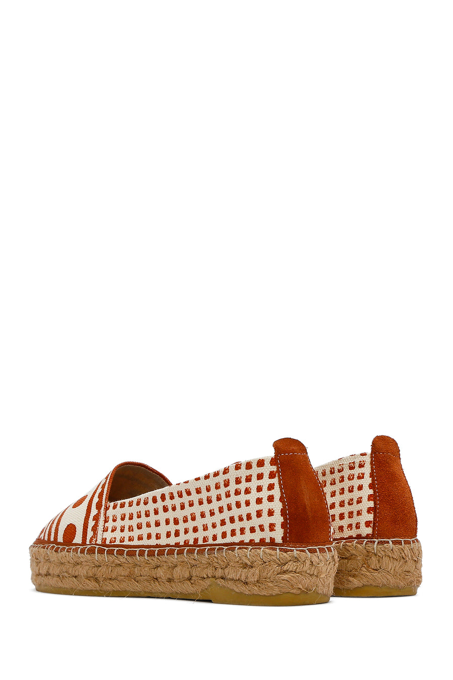 Kastamonu Stone Print Women's Tan Patterned Espadrilles