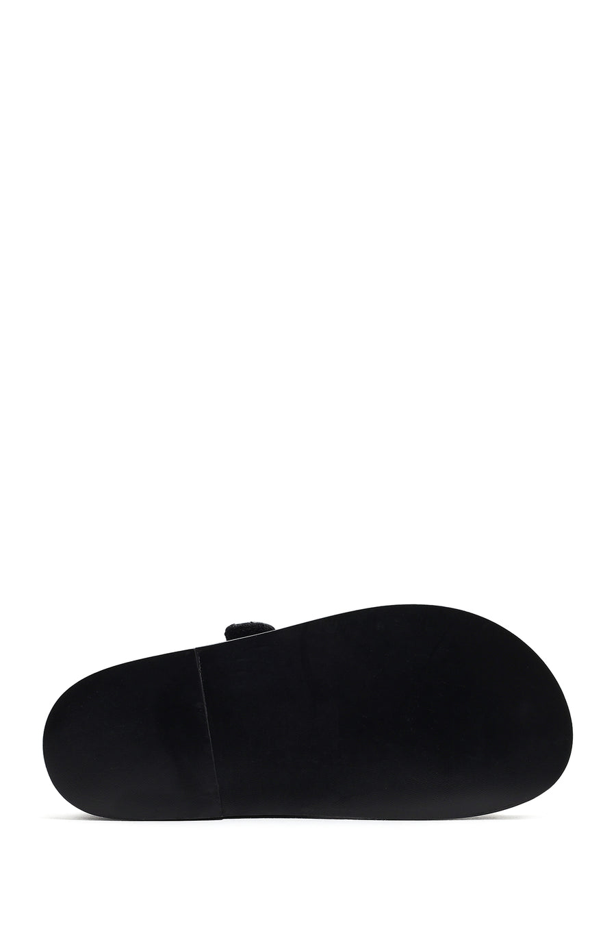 Women's Black Banded Quilted Patterned Leather Slippers