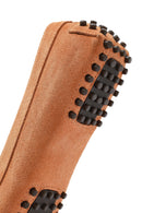 Women's Orange Suede Leather Loafer | Derimod