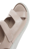 Women's Mink Strap Leather Comfort Sandals | Derimod