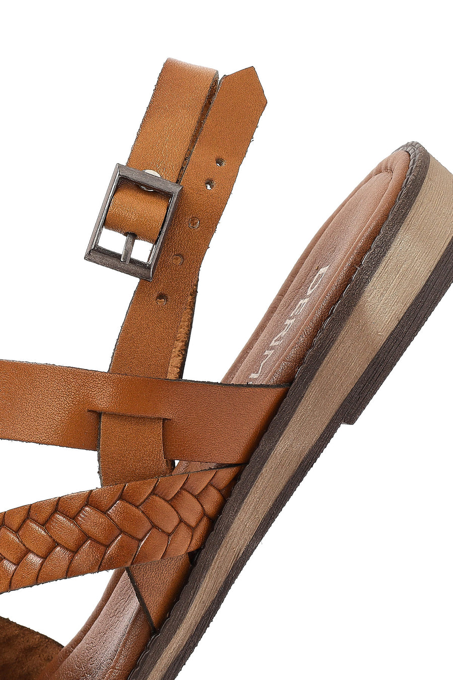 Women's Tan Leather Bodrum Sandals
