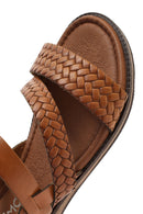 Kadın Taba Deri Bodrum Sandalet | Derimod