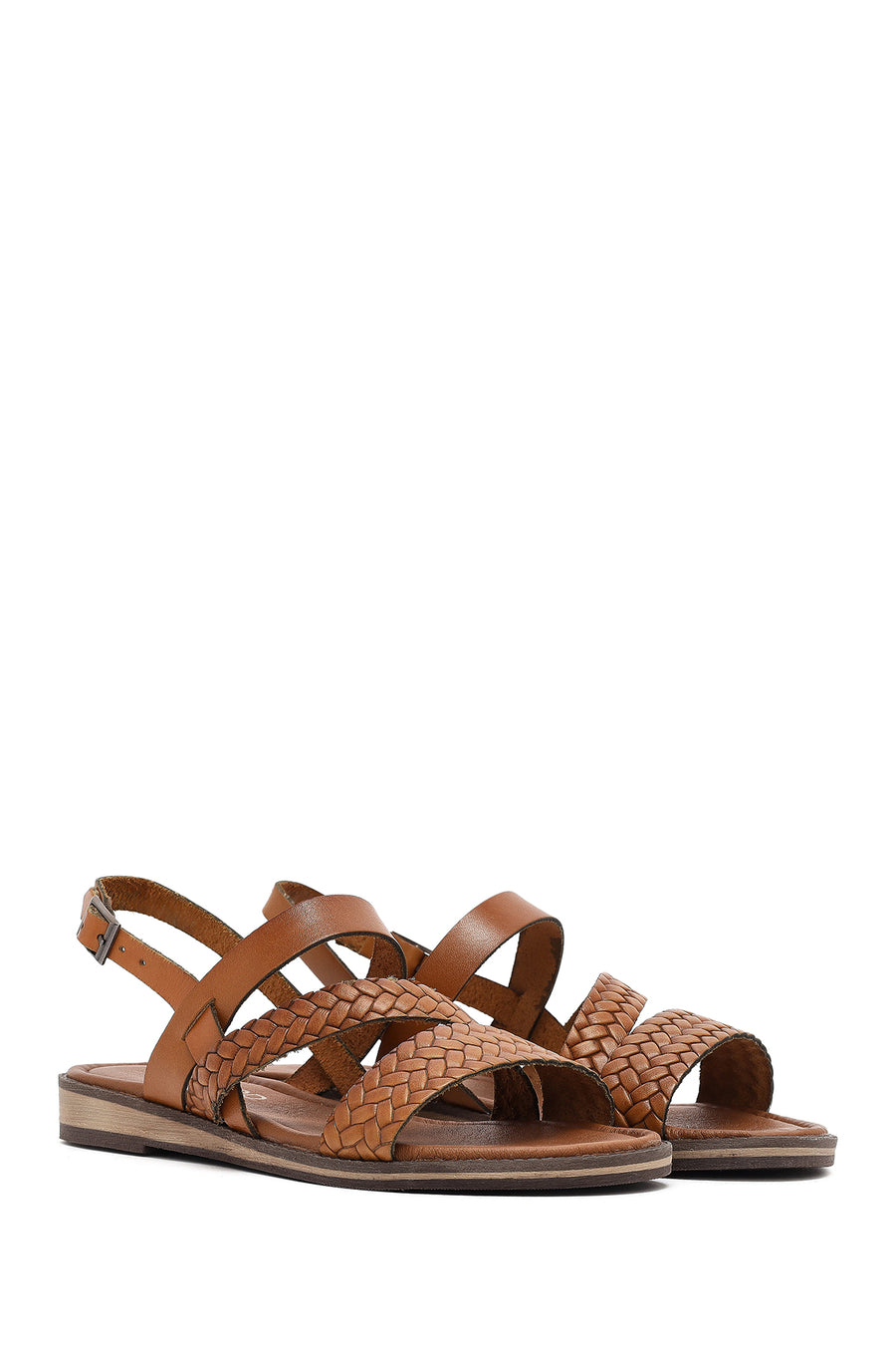Women's Tan Leather Bodrum Sandals