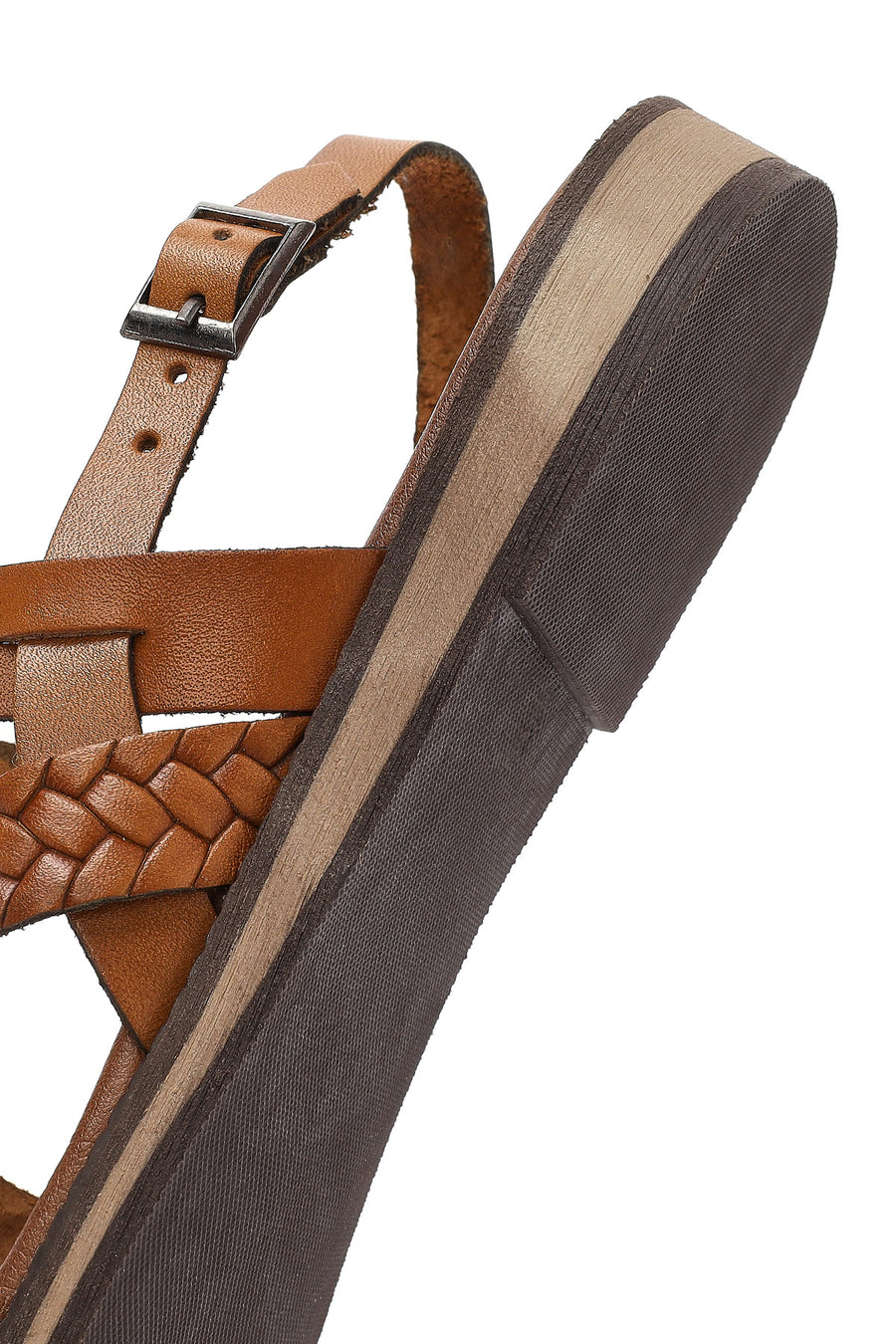 Women's Tan Leather Bodrum Sandals