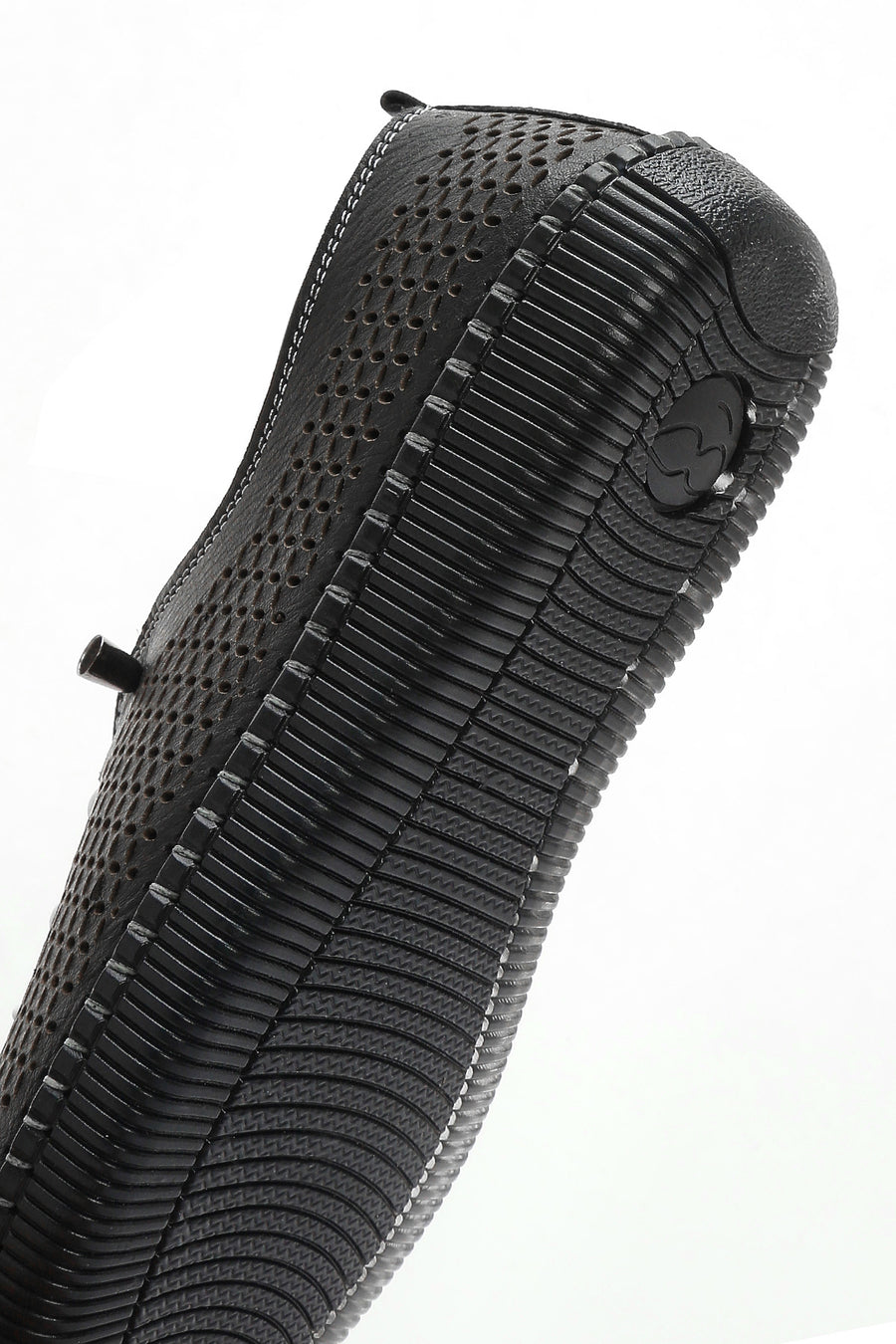 Kadın Siyah Bağcıklı Deri Comfort Loafer