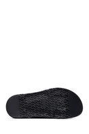 
Women's Black Buckled Leather Sandal
 | Derimod