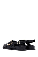 
Women's Black Buckled Leather Sandal
 | Derimod