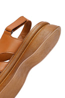 Kadın Taba Arkası Bantlı Deri Sandalet | Derimod