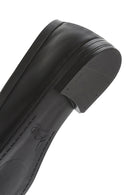 Kadın Siyah Tokalı Deri Loafer | Derimod