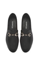 
Women's Black Buckled Leather Loafer
 | Derimod