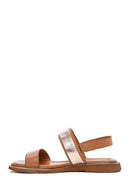 Kadın Taba Tokalı Deri Sandalet | Derimod