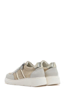 Kadın Bej Bağcıklı Kalın Tabanlı Deri Casual Ayakkabı | Derimod