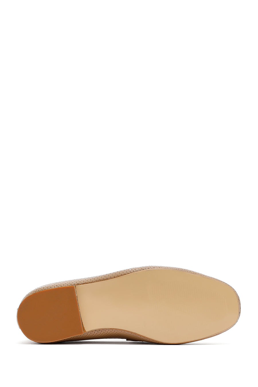 Women's Beige Leather Loafer