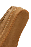 Kadın Taba Süet Deri Maskülen Ayakkabı | Derimod