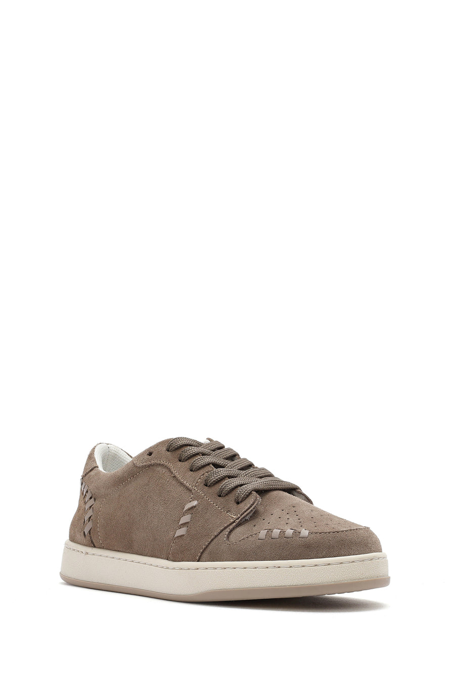 Women's Mink Lace-Up Suede Leather Sneakers