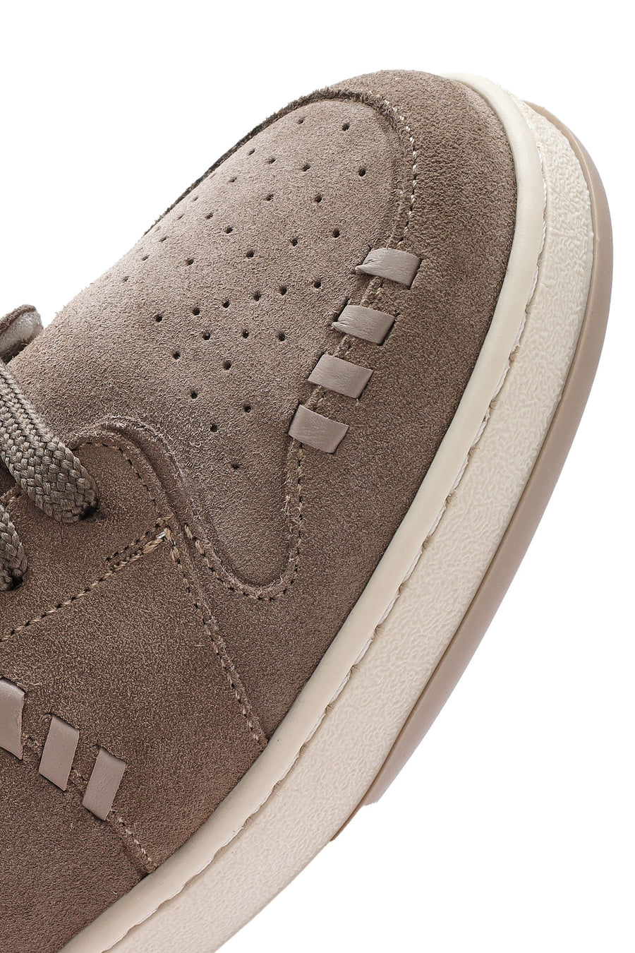 Women's Mink Lace-Up Suede Leather Sneakers