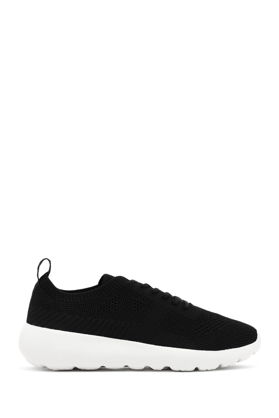 Derimod Zero Women's Black Lace-Up Thick Soled Sneaker 25SFD43026F | Derimod