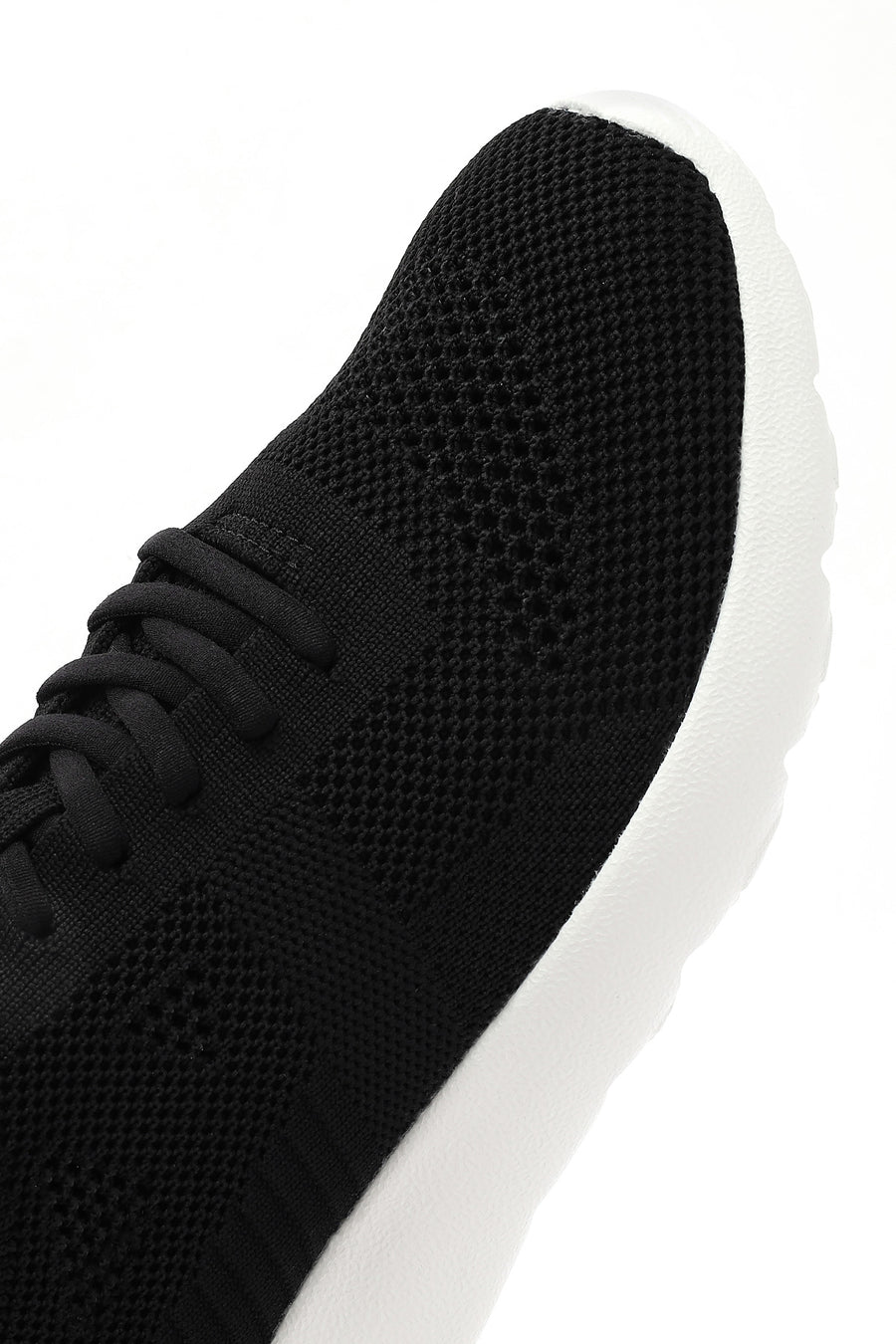Derimod Zero Women's Black Lace-Up Thick Soled Sneaker