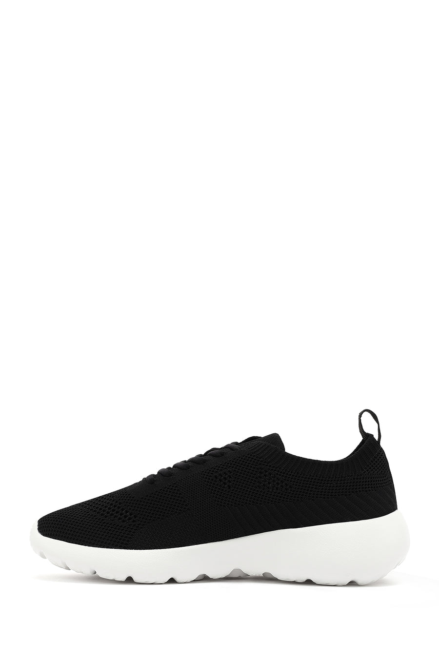 Derimod Zero Women's Black Lace-Up Thick Soled Sneaker